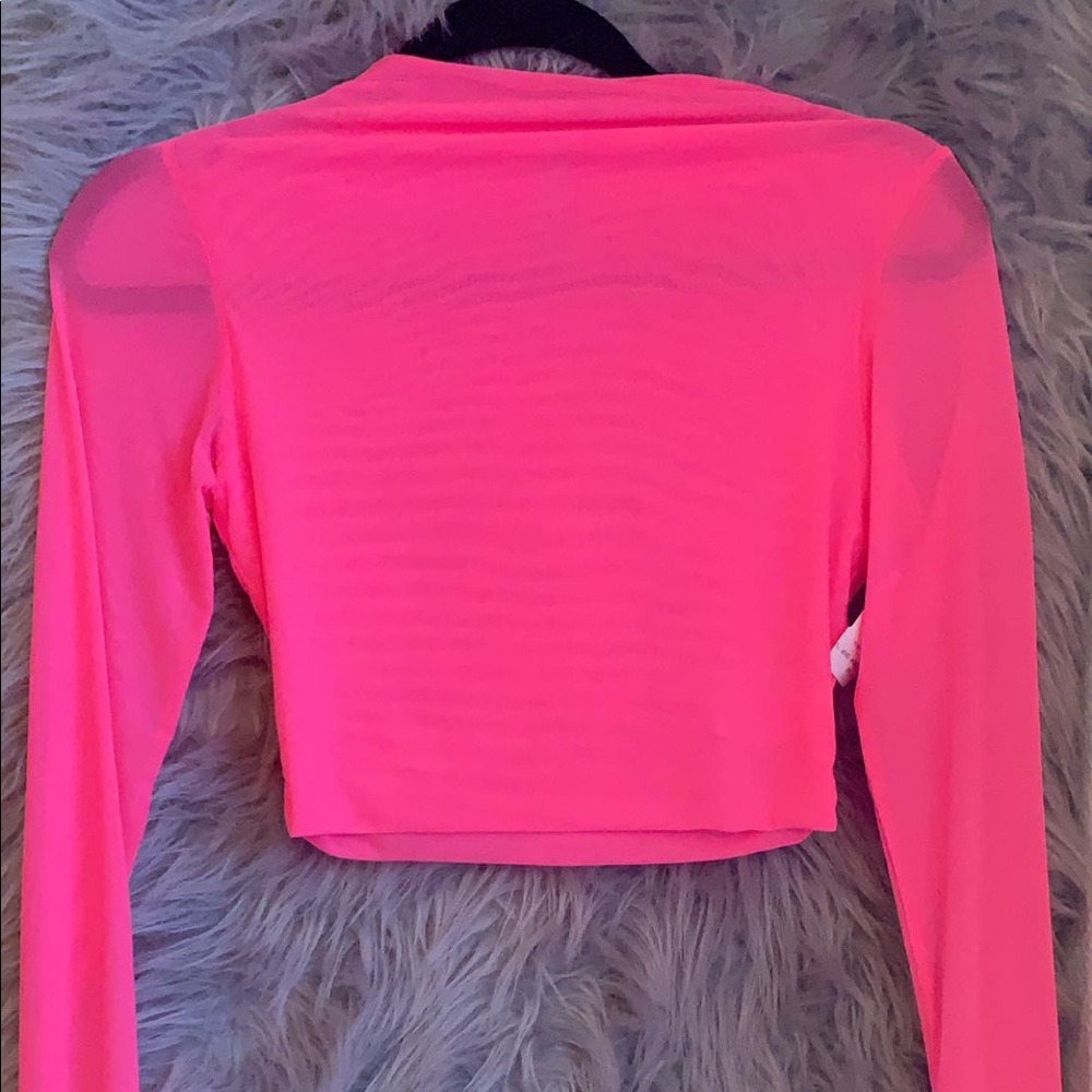 Neon Pink Crop Top